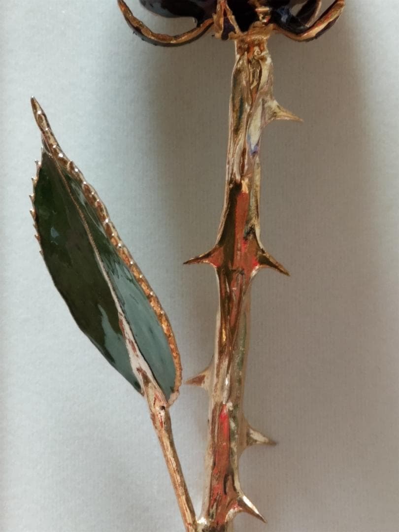 薔薇　バラの花　枯れない薔薇　ゴールドローズ　タイチェンマイ　オーキッドファーム