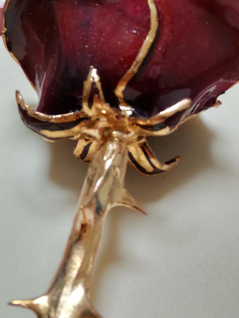 薔薇　バラの花　枯れない薔薇　ゴールドローズ　タイチェンマイ　オーキッドファーム