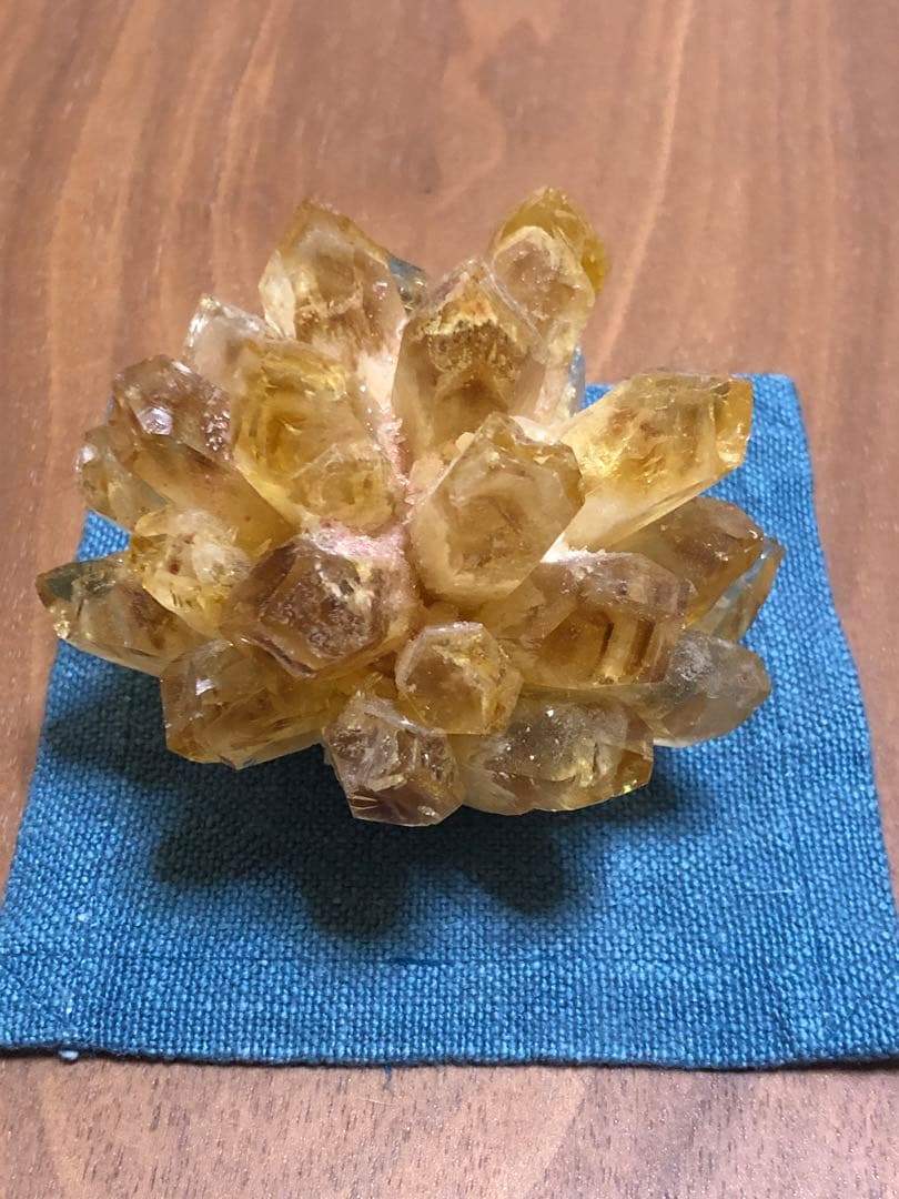 水晶 クラスター シトリンファントム 天然石