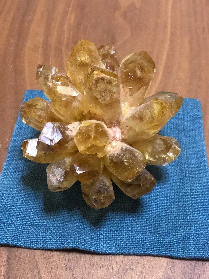 水晶 クラスター シトリンファントム 天然石