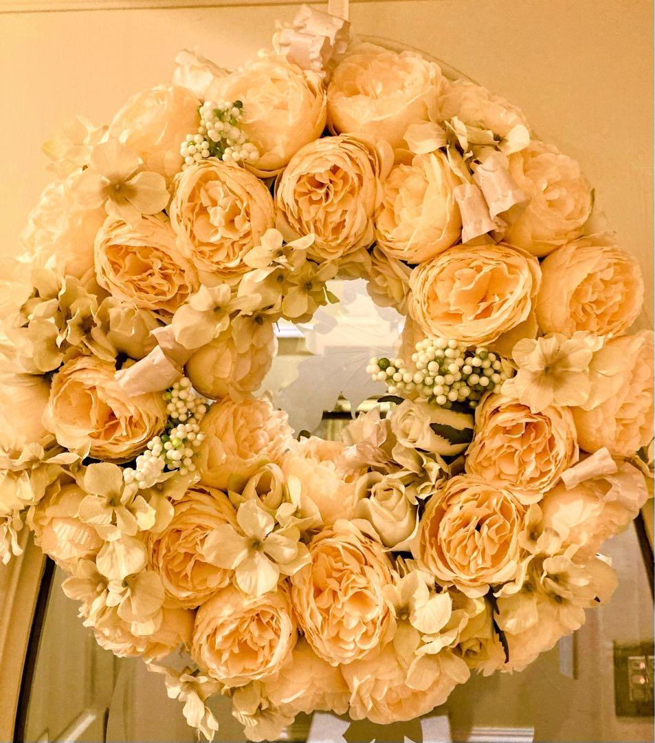rococoRoseyellowflower LeedsBIG size 38㎝