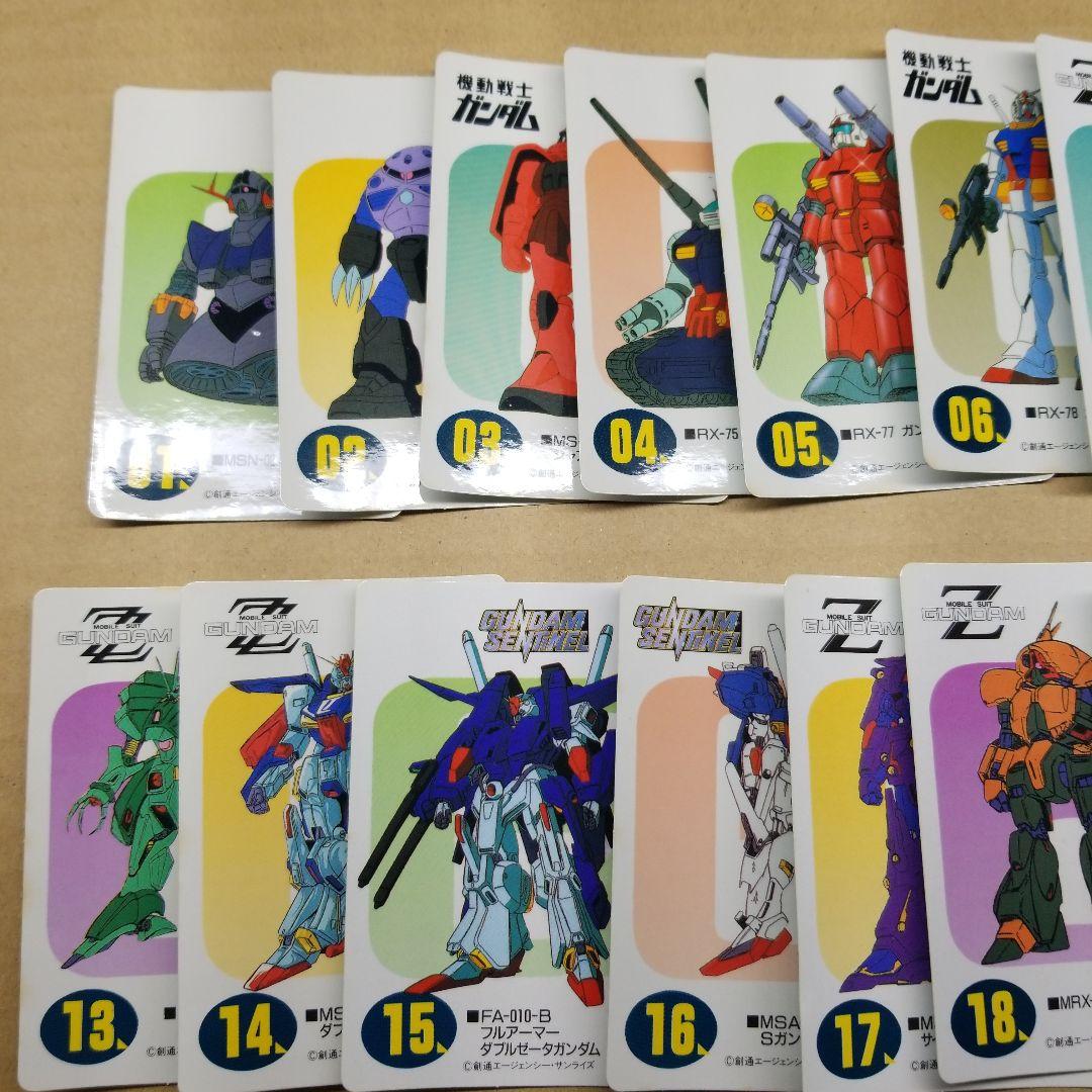 ガンダムクイズステッカー　1期 1-36 全36種　36枚セット