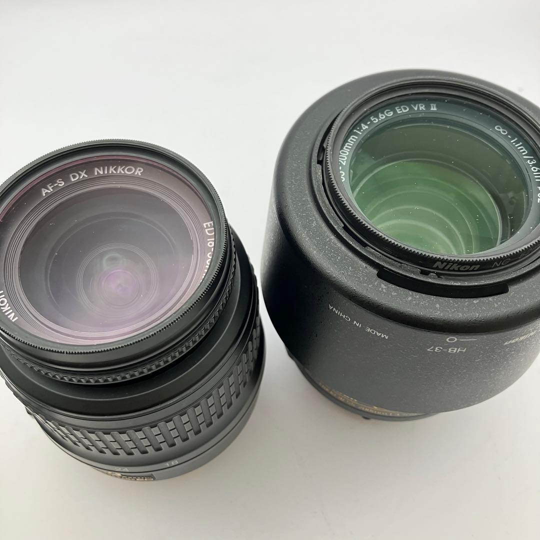 Nikon D7200 デジタル一眼レフカメラ　ダブルズームレンズ