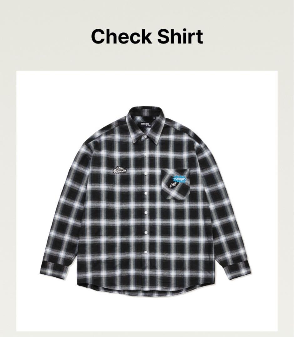 RUNSEOKJIN Check Shirt チェック シャツ ※トレカなし