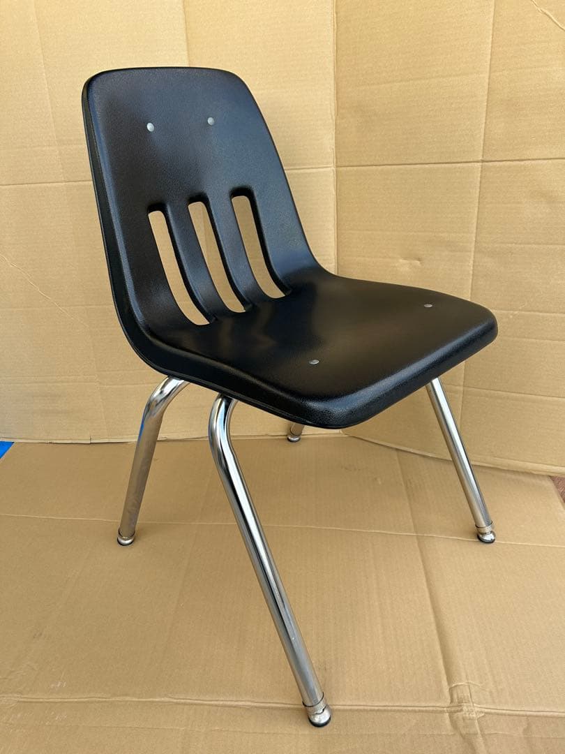 VIRCO 9000 Chair バルコ スタッキングチェアブラック