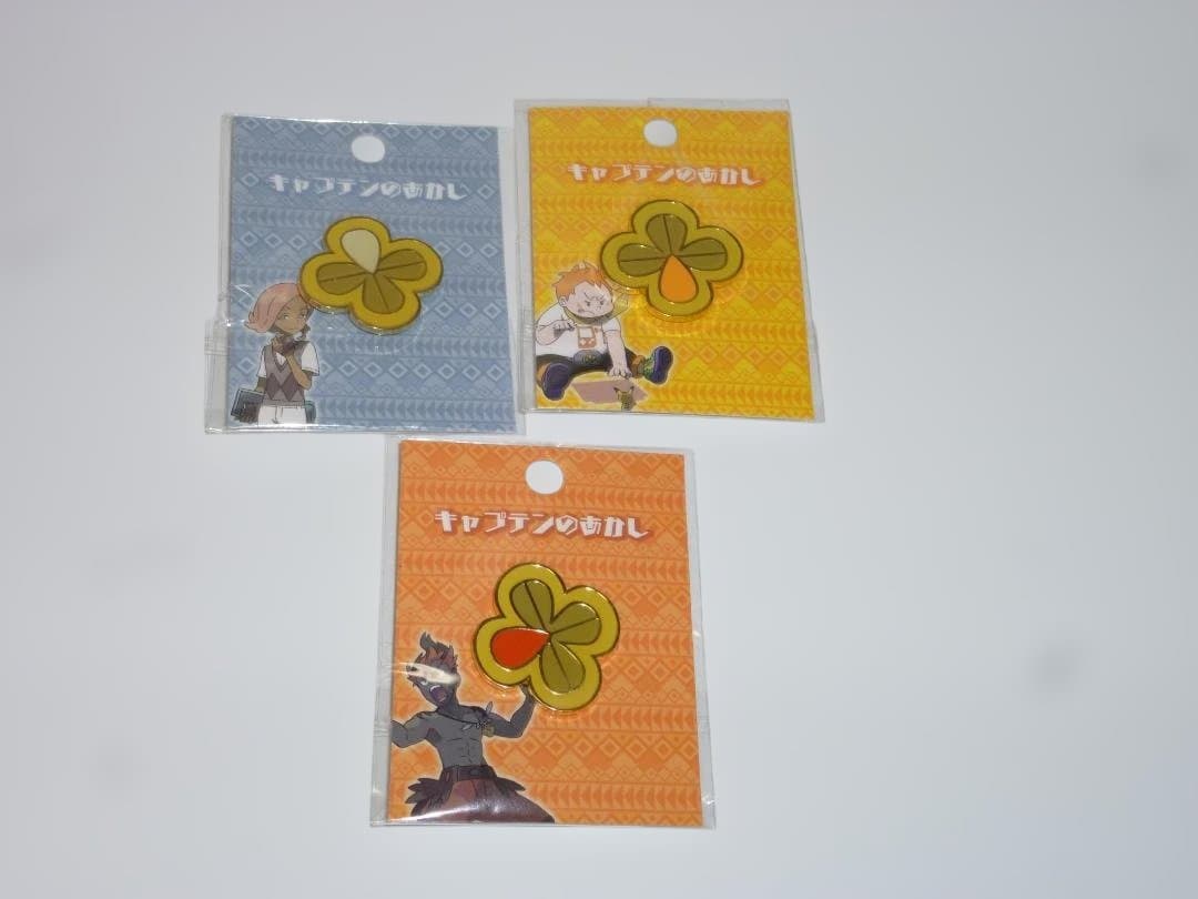 ポケモン　キャプテンのあかし　ピンバッジ7点セット　ポケモンセンター