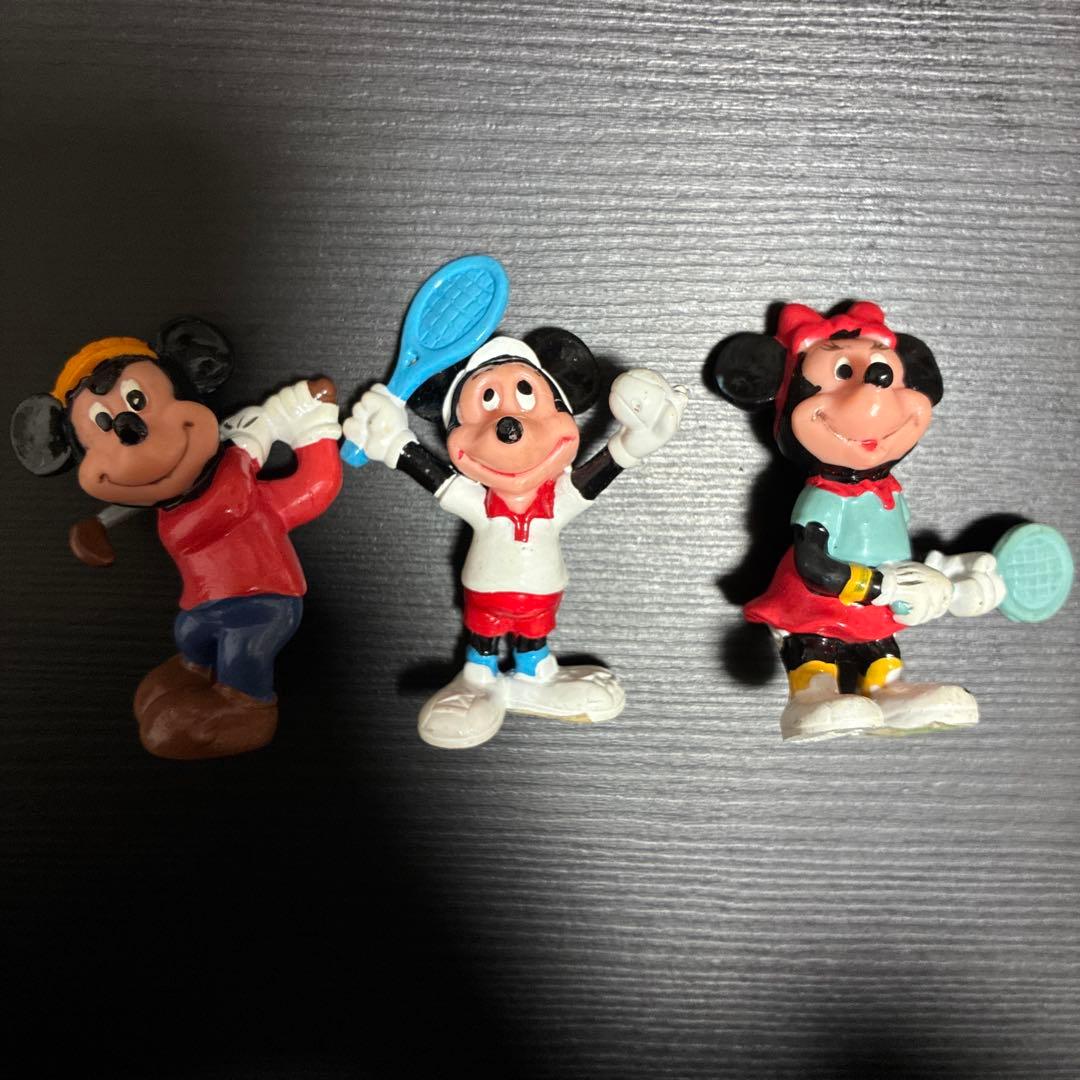 ディズニーランド ミッキー ミニー ドナルド フィギュア レトロ 15点