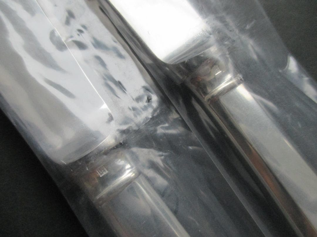 未使用極美品☆仏蘭西高級銀器クリストフルシルバー　テーブルナイフ2本 クリュニー