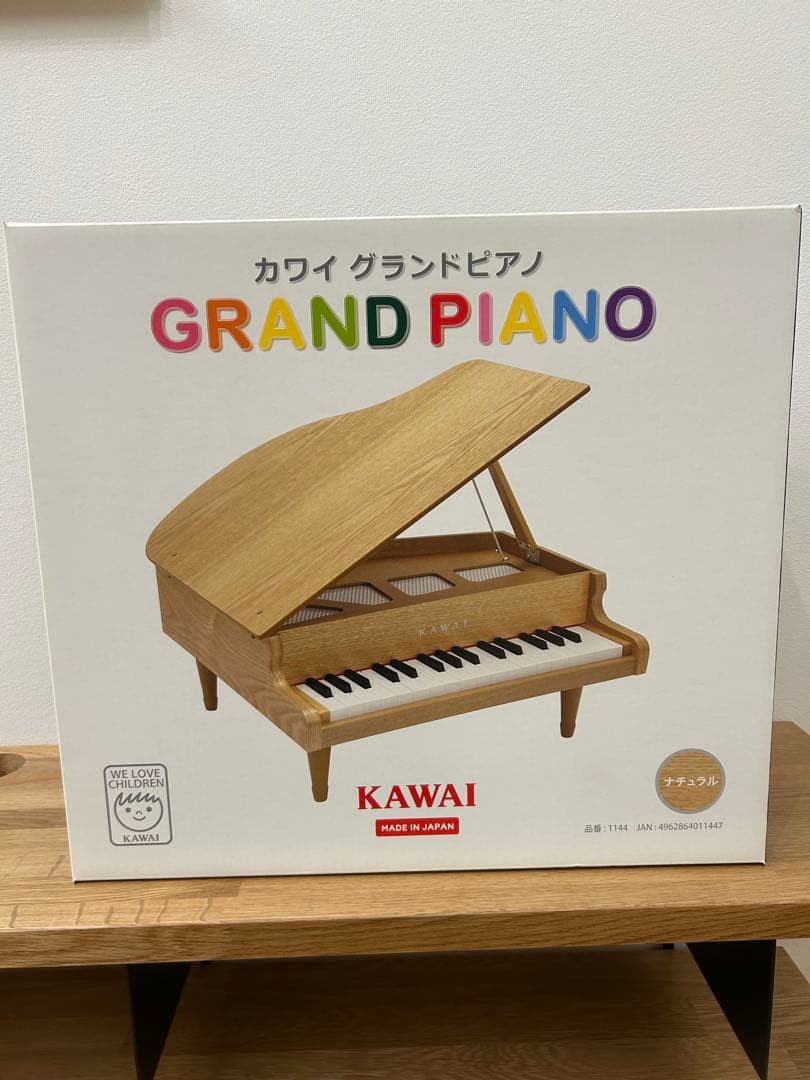カワイ ミニピアノ （ナチュラル） KAWAI グランドピアノタイプ
