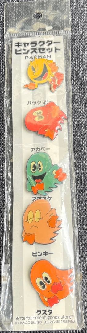 パックマン　キャラクターピンズセット　レトロ　激レア