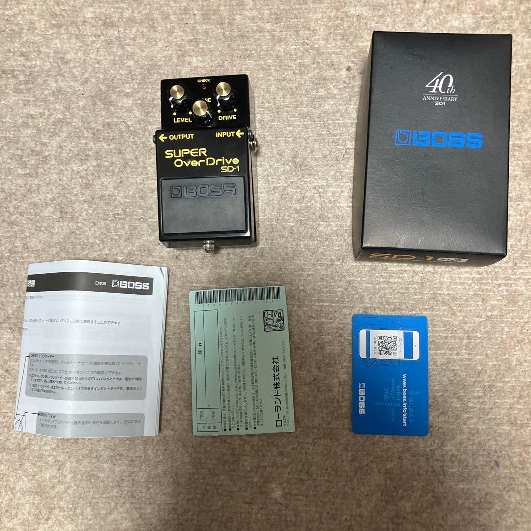 BOSS SUPER OverDrive SD-1 4A 40周年記念