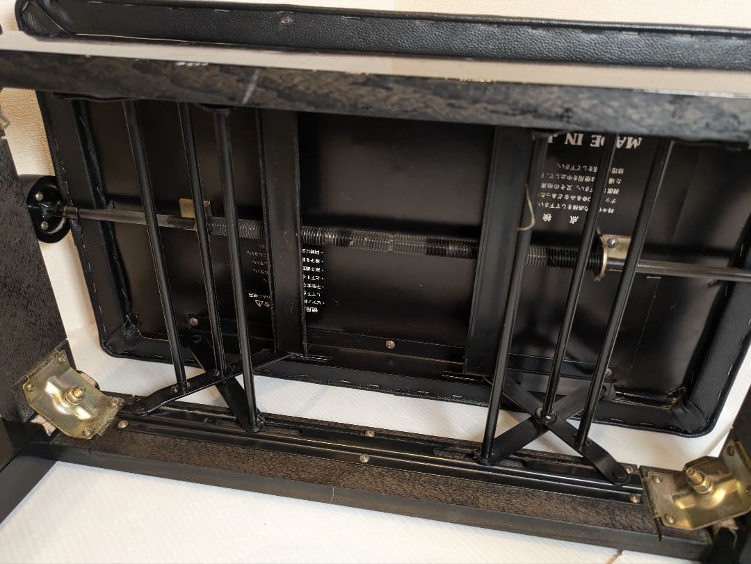 国産 ピアノ椅子 ベンチ 高低自在 ブラック