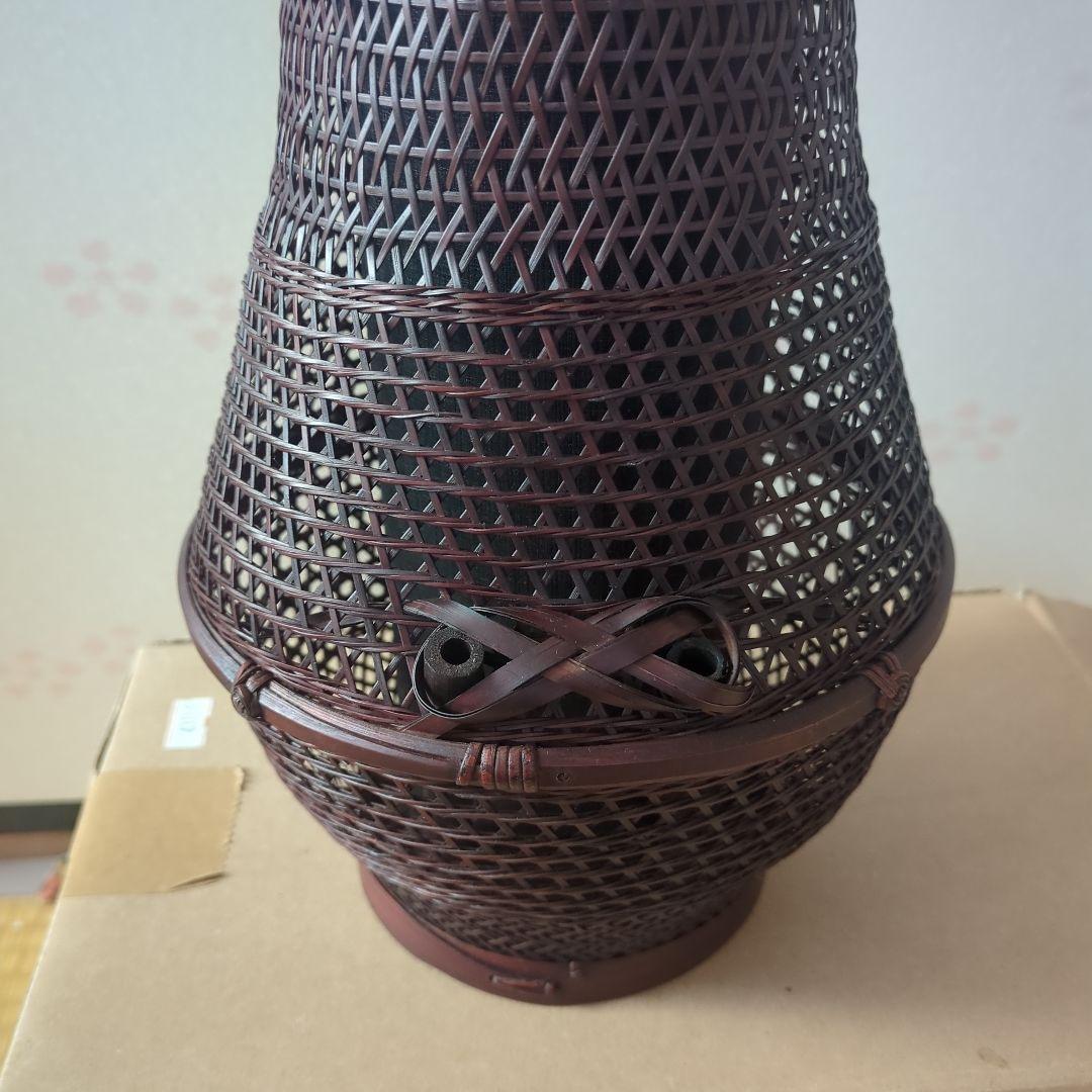 花器籠　六つ目編み　池坊