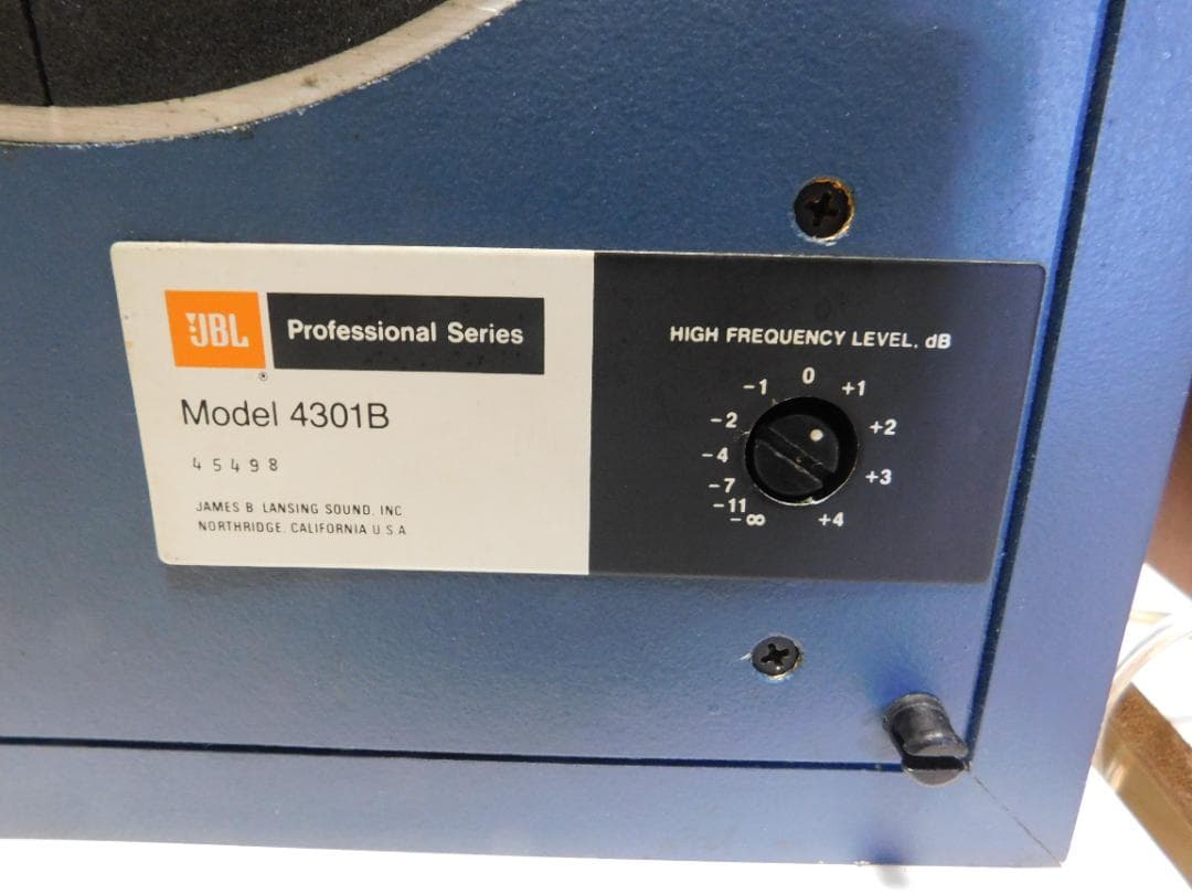 JBL Model 4301B　目立つキズのない美品　音出し確認済