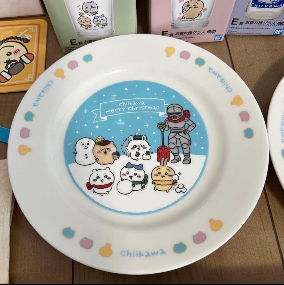 ちいかわ　お皿　グラス　クリアファイル　詰め合わせ　ナガノ展　飯店