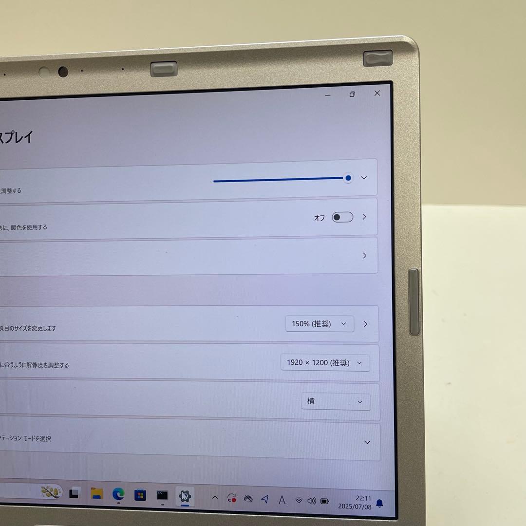 #998 パナソニック CF-SZ6 i5-7300U 8GB office付き