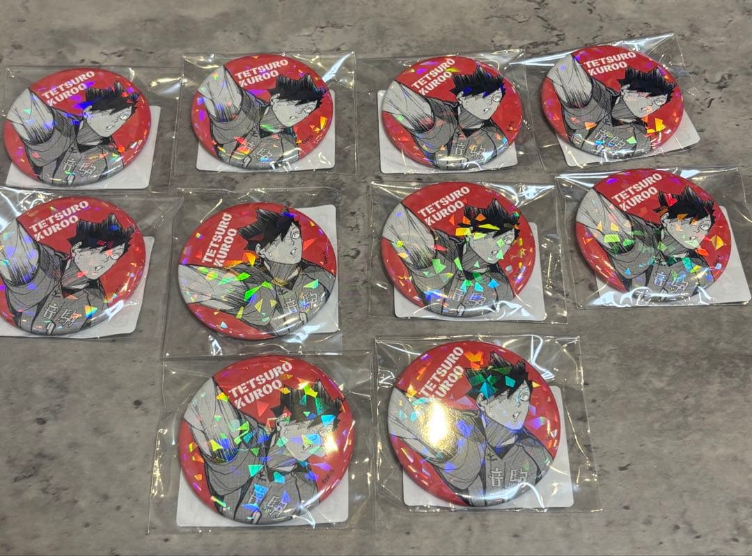 ハイキュー‼︎ 完全受注生産オールスター缶バッジ　ゴミ捨て場の決戦　黒尾鉄朗