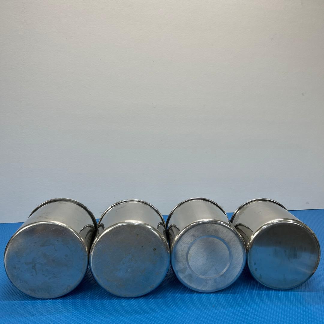 丸型キッチンポット7点セット　18㎝　16㎝　ステンレス　業務用　蓋2枚付き