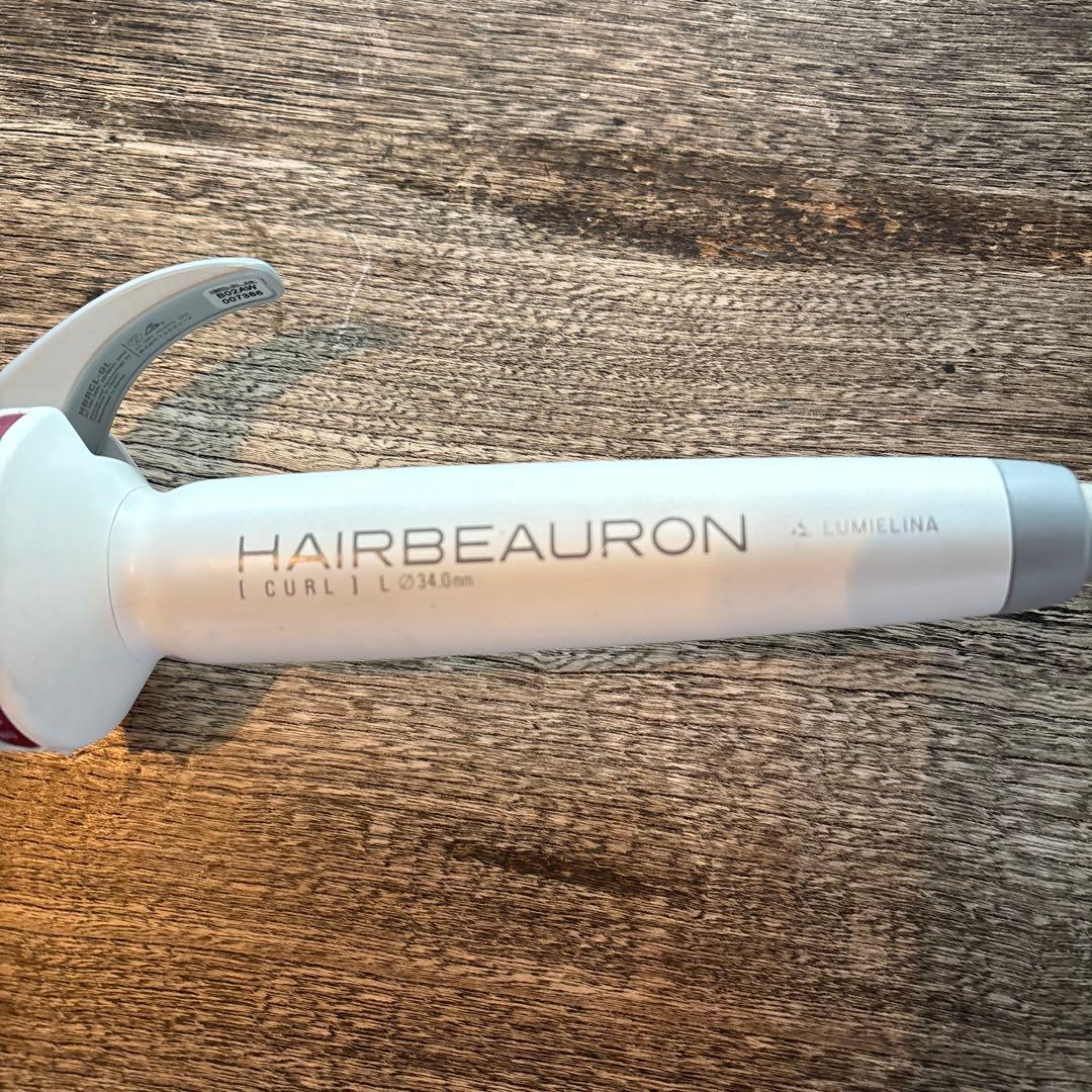 HAIRBEAURON 4D LUMININA カールヘアアイロン 34mm