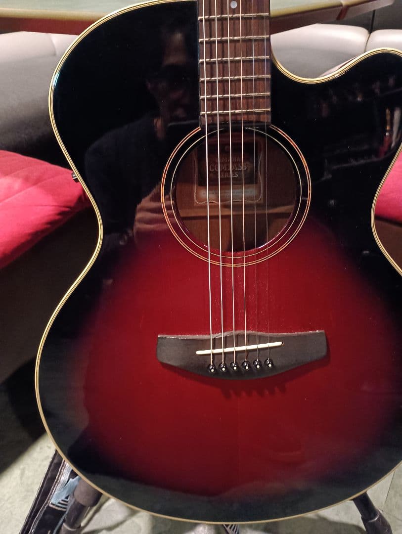 Yamaha CPX5-VSアコースティックギター バースト　美品!!
