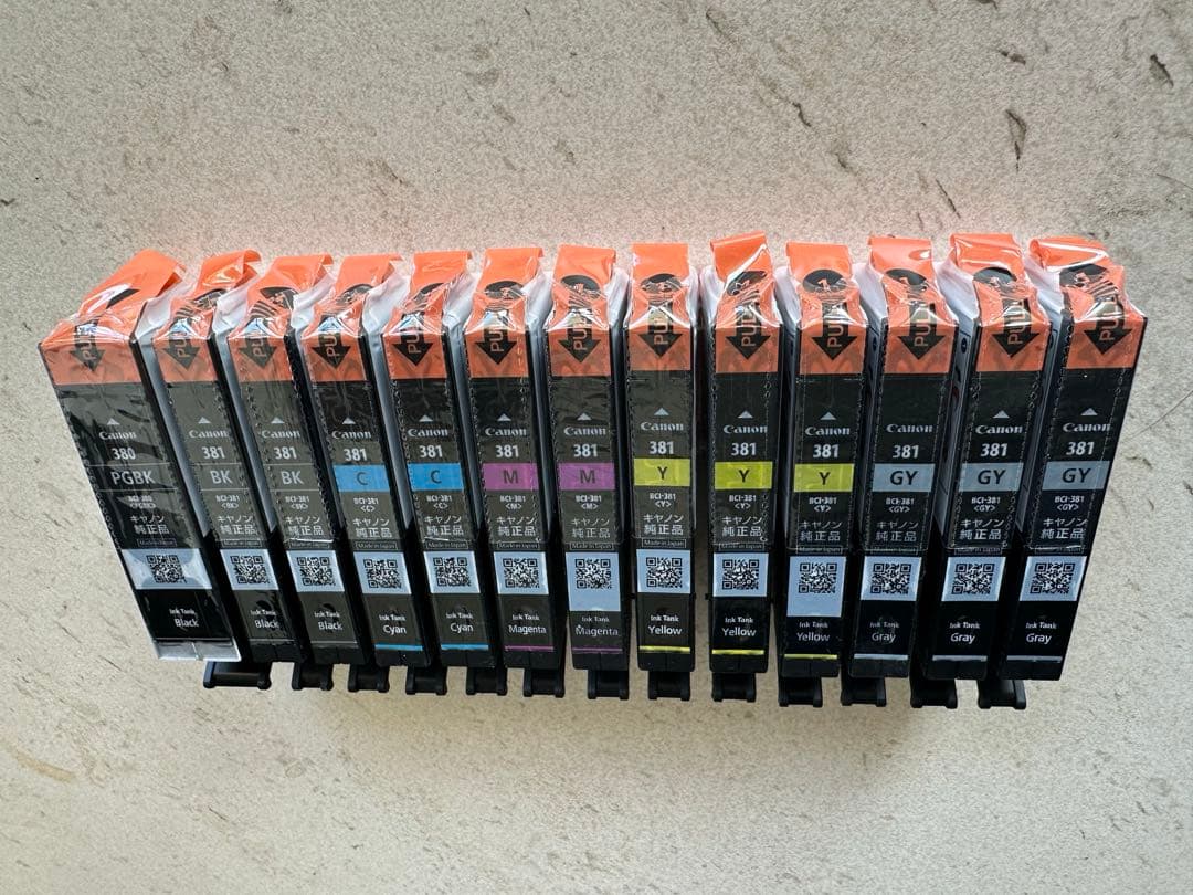 Canon PIXUS 381 ➕380 インクカートリッジ
