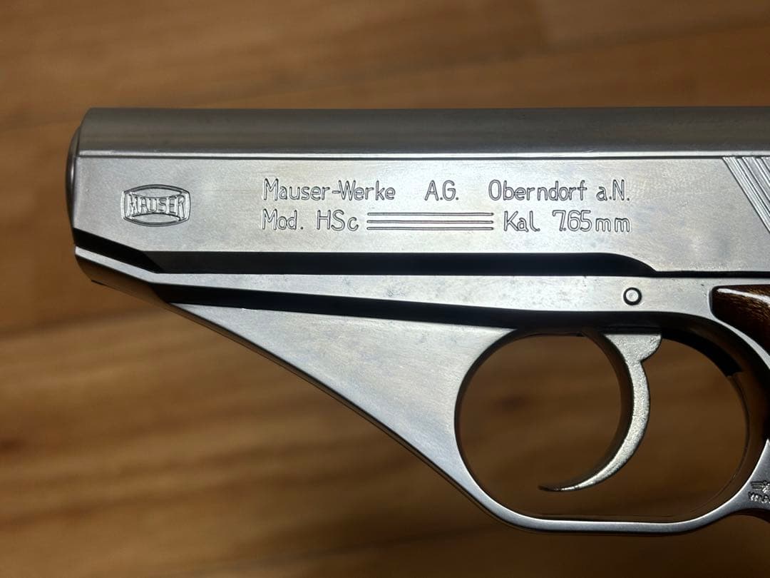 マルシン モーゼル MAUSER HSc シルバー サイレンサー ASGK刻印有
