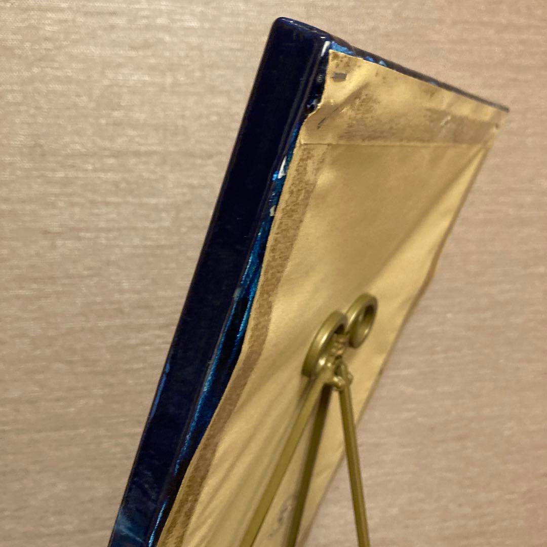 送料込み アクリルペイントアート 原画 ラメ カラフル