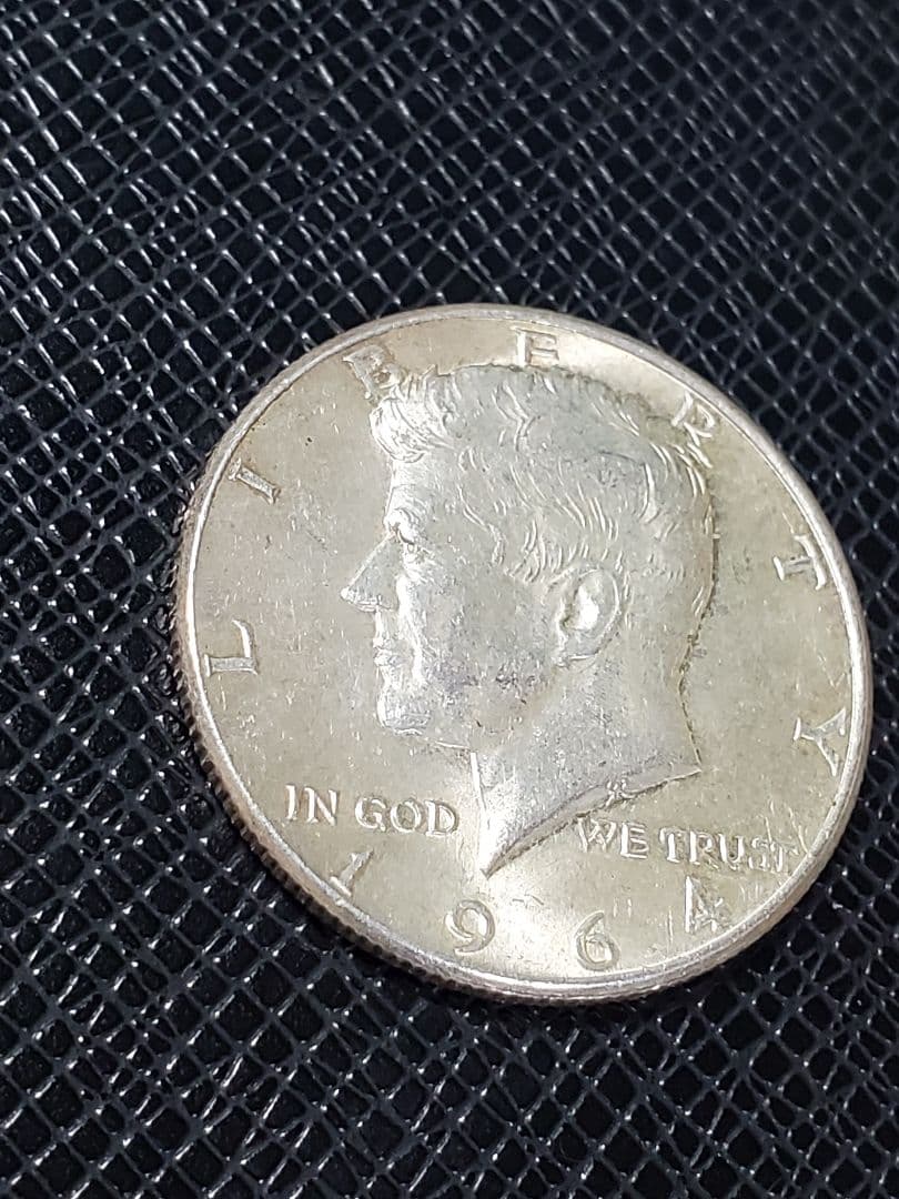 1699.　銀貨　1964年　アメリカ　ケネディ ハーフダラー