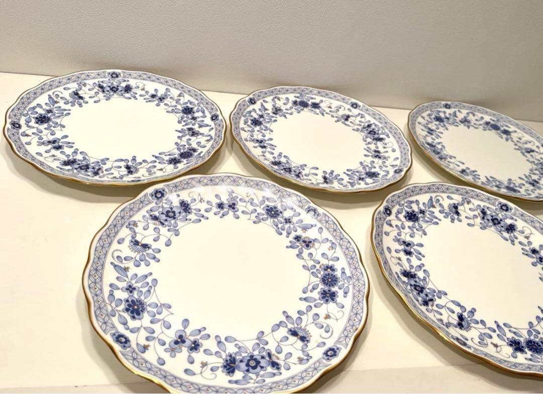 NARUMI BONE CHINA ミラノ　ミート皿　23cm 5皿