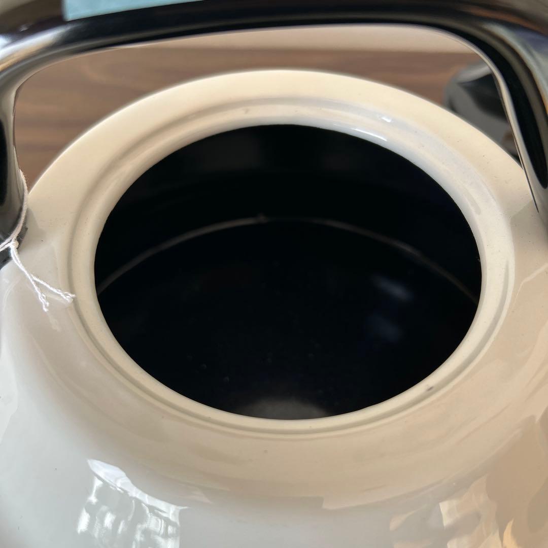 レア！昭和レトロ！未使用品！デコラウェア 笛吹きケトル 3.2L モノトーン