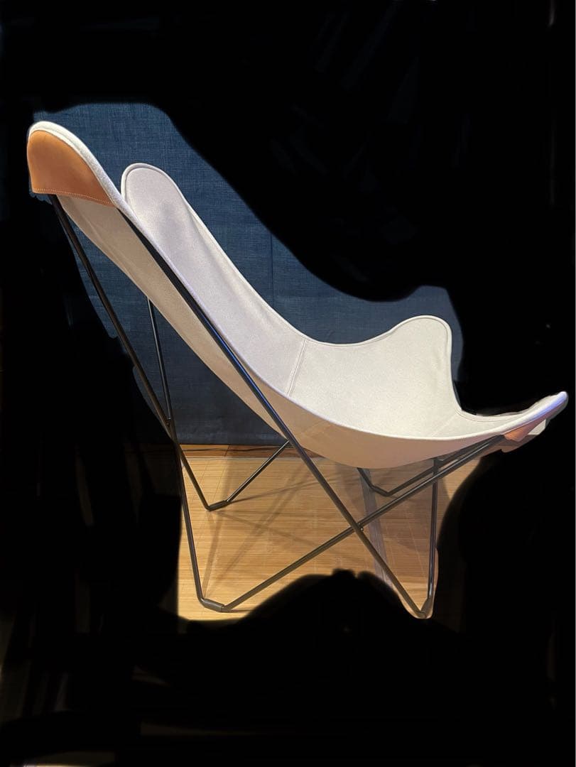 美品　CUERO クエロ BKF バタフライチェア キャンバス