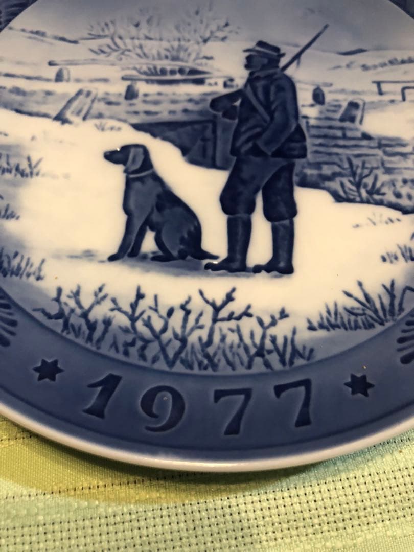 1977年 ロイヤルコペンハーゲン イヤープレート 美品