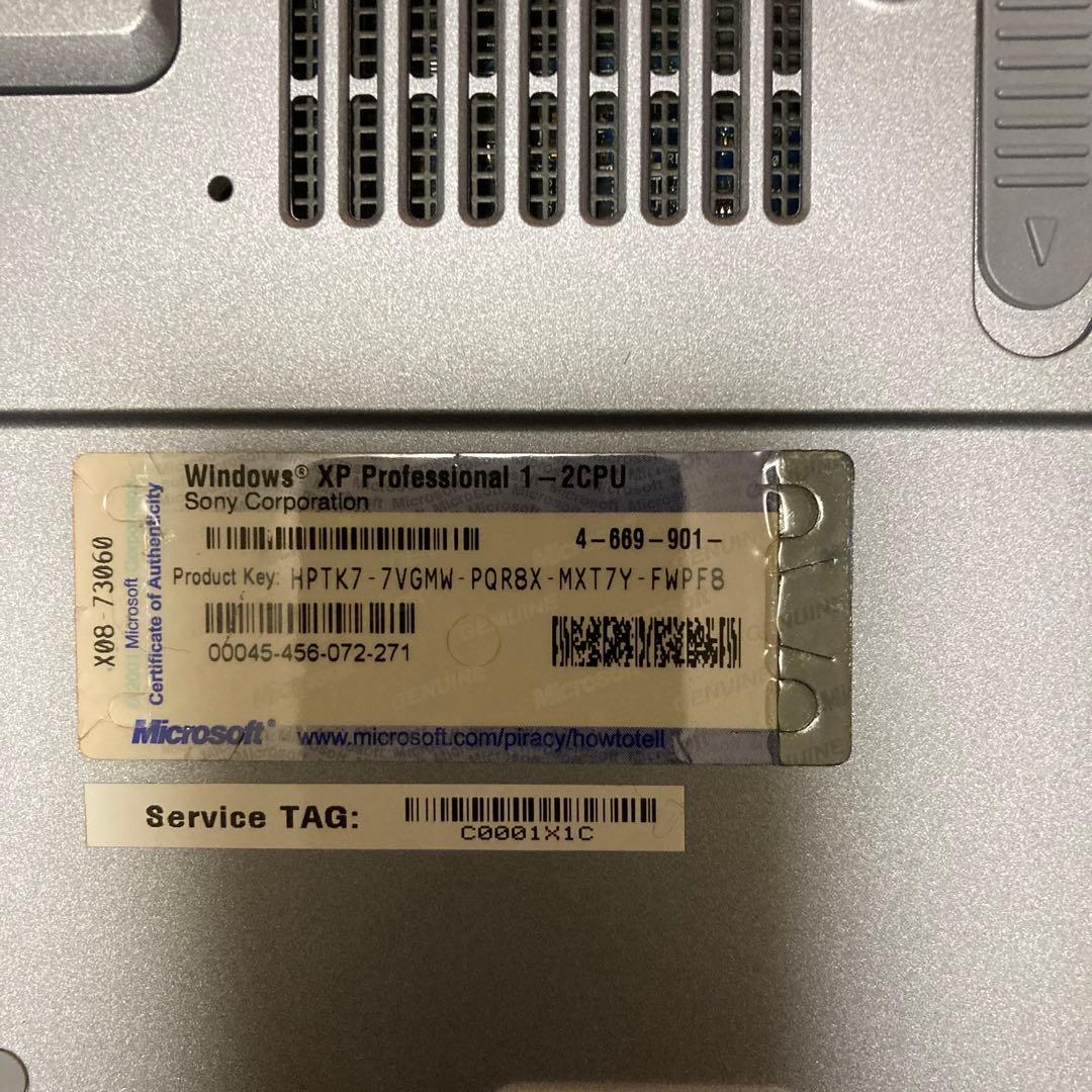 SONY VAIO PCG-GRT77V/P　ノートパソコン