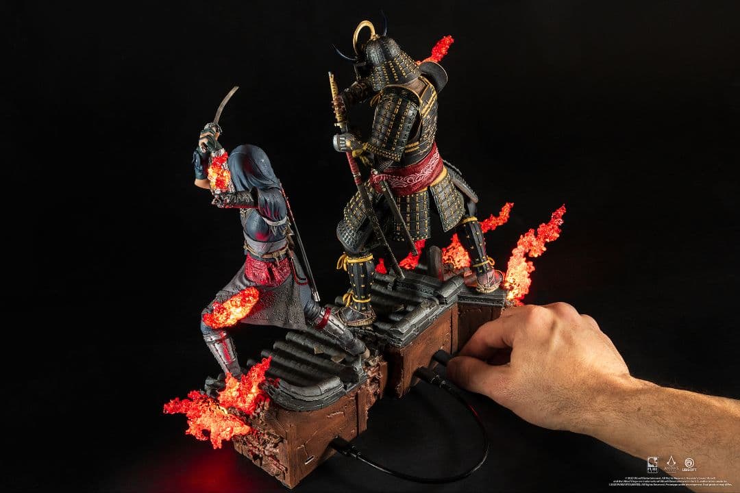 ピュアアーツ アサシンクリードシャドウズ 奈緒江＆弥助 1/8スケール PVC