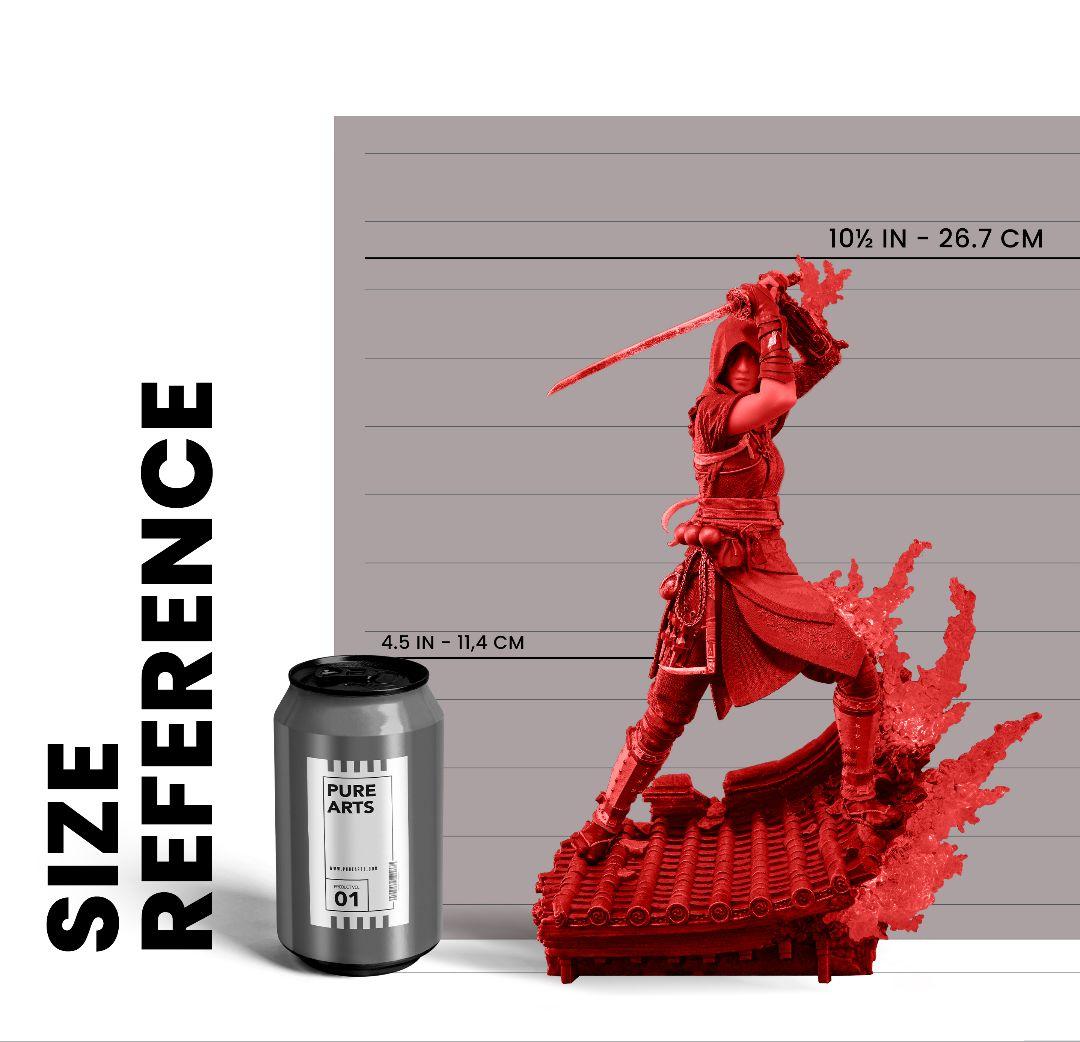 ピュアアーツ アサシンクリードシャドウズ 奈緒江＆弥助 1/8スケール PVC