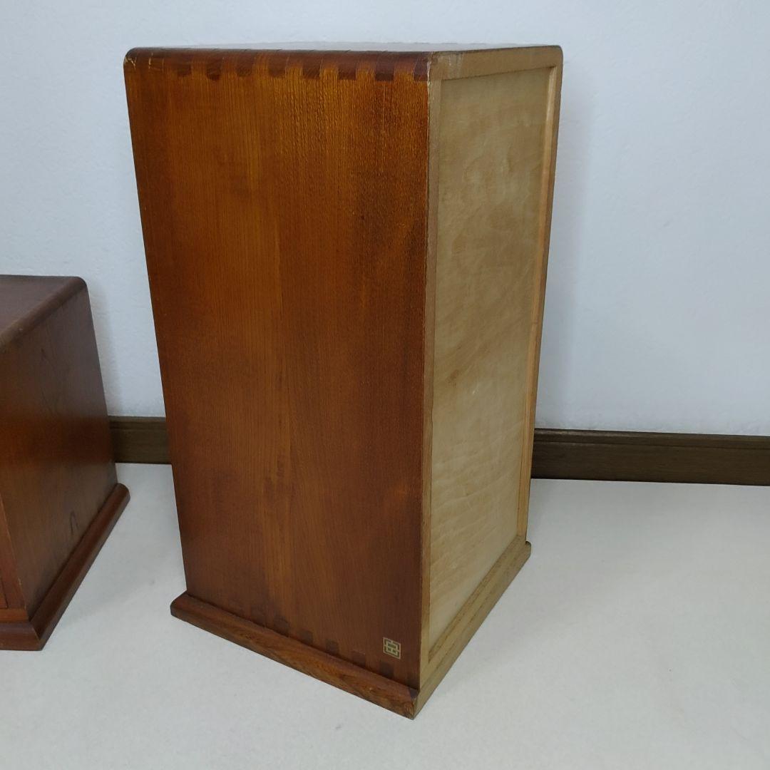 組継ぎ技法が美しい！ 縦型 木製小物入れ 小引き出し チェスト 送料無料