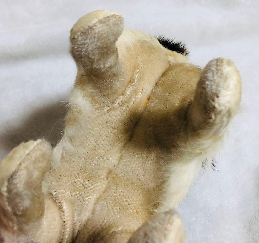犬　チン　ラビットファー　リアルファー　KOBAYASHIぬいぐるみ　ぬいぐるみ