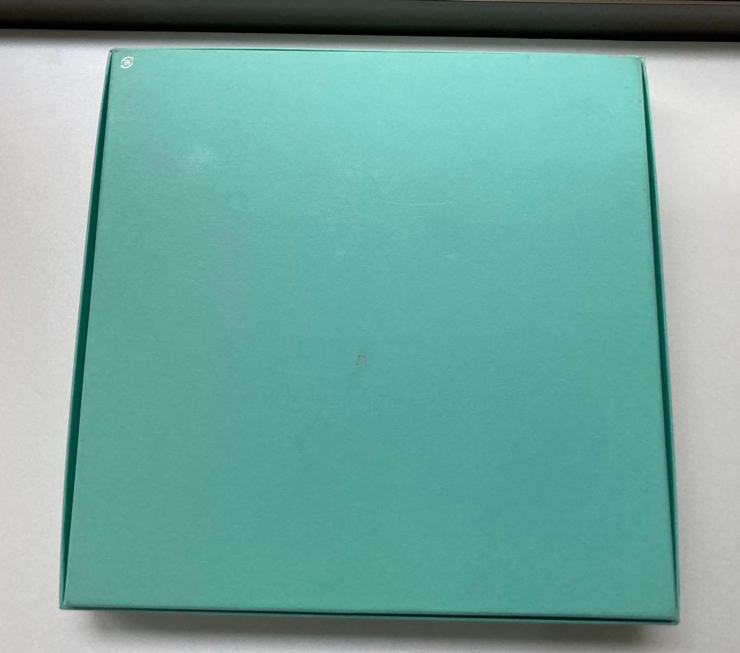 美品　TIFFANY＆Co ティファニー＆コー スクエア プレート ワイングラス