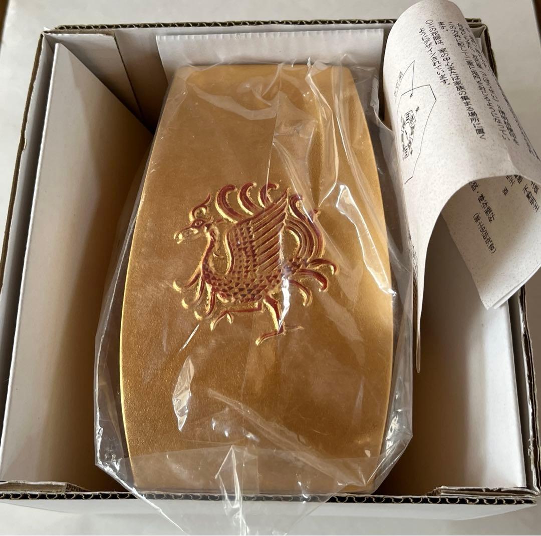 【風水ー四神獣花器】 金箔　鬼門除　台座　陰陽道 方位学　解説書付　希少品