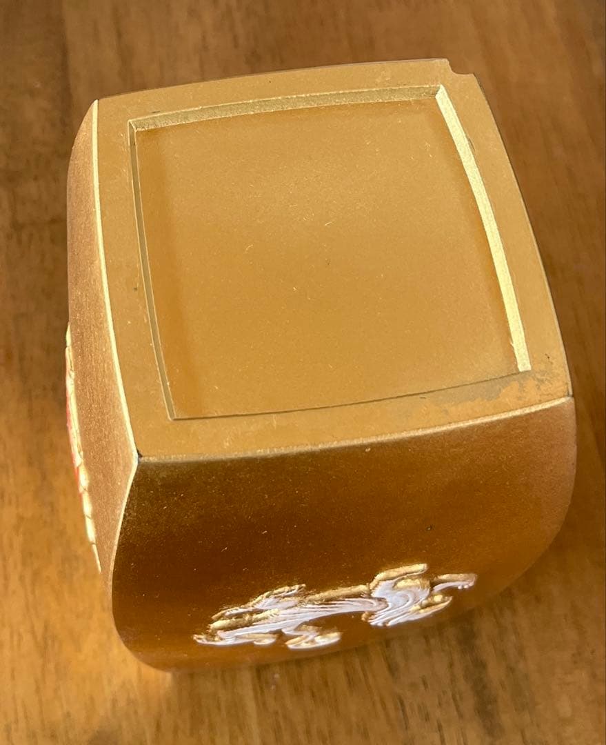 【風水ー四神獣花器】 金箔　鬼門除　台座　陰陽道 方位学　解説書付　希少品