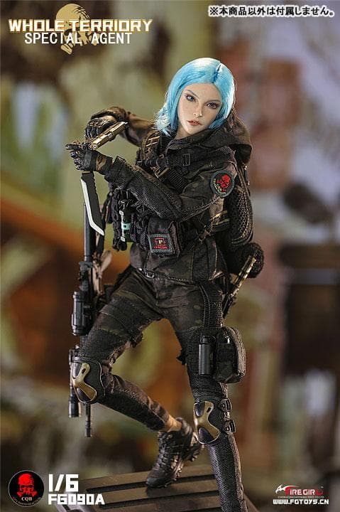 1/6女性エージェントコスチューム & アクセサリーセット A（FG-090A）