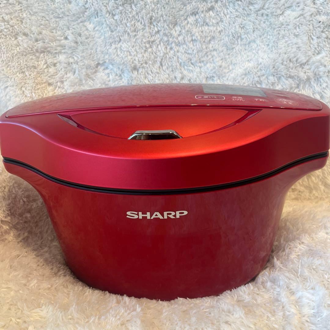 美品✨シャープ ヘルシオ ホットクック KN-HW24C-R レッド 2.4L