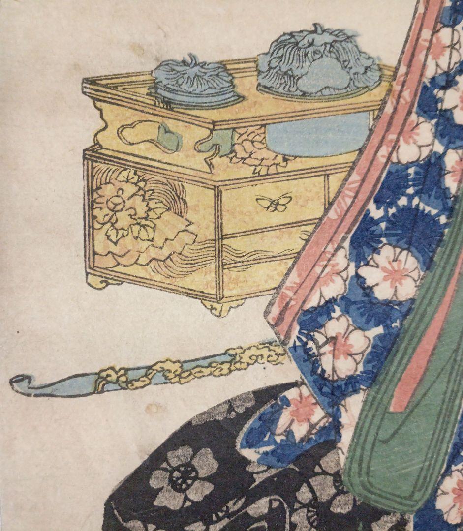 浮世絵版画、東都名所両国橋之涼、渓斎英泉画、文化後期～文政出版