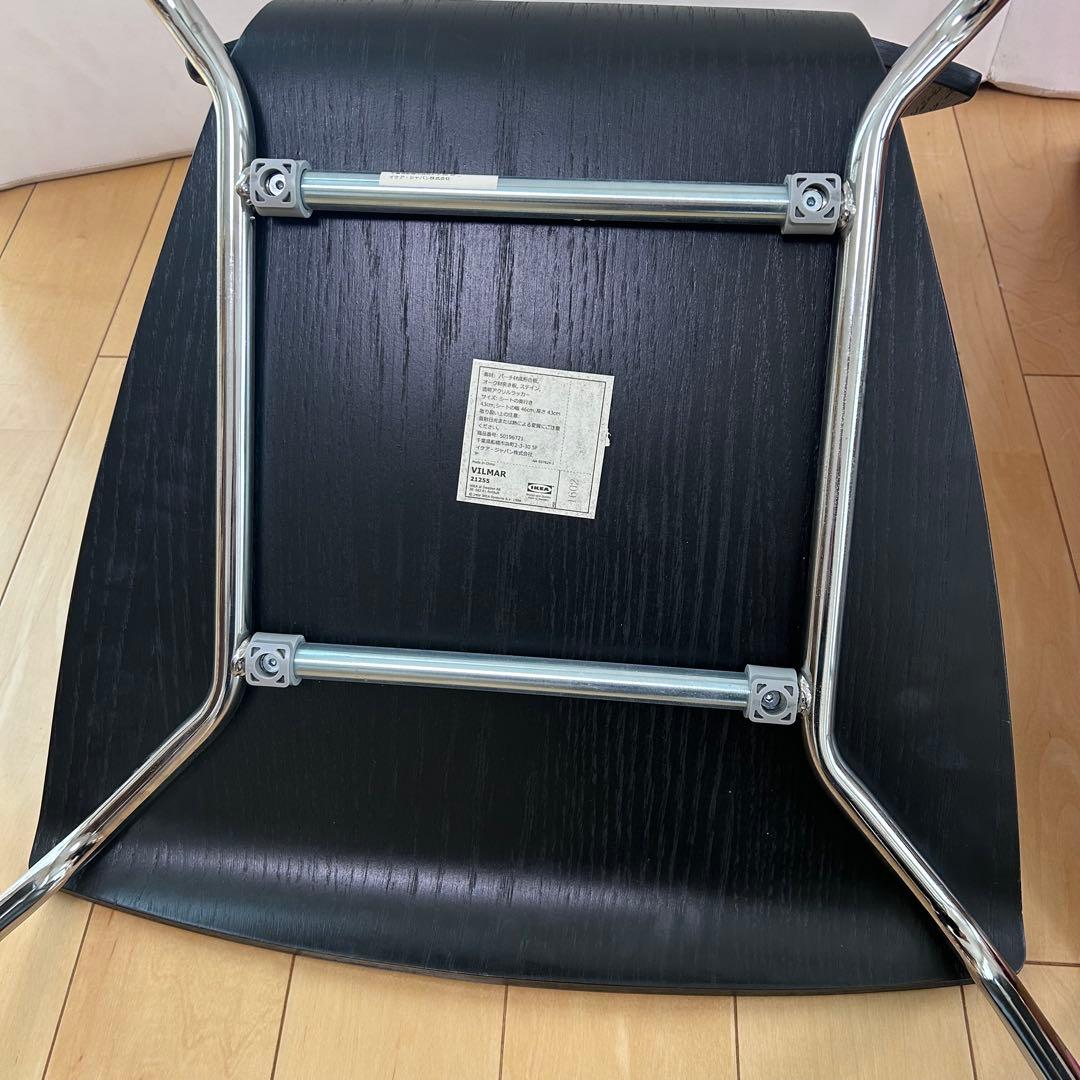 OLD IKEA 廃盤 VILMAR チェア レトロポップ　ポストモダン　赤　黒