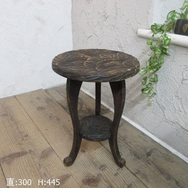 イギリス アンティーク 家具 プランツスタンド 花台 飾り棚 英国 6636c