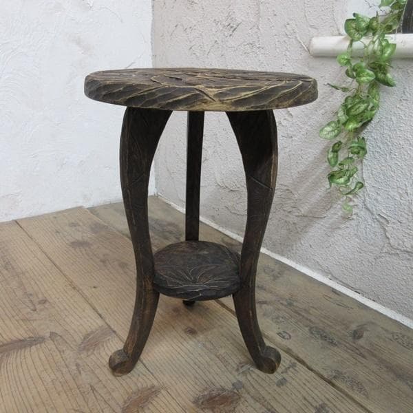 イギリス アンティーク 家具 プランツスタンド 花台 飾り棚 英国 6636c