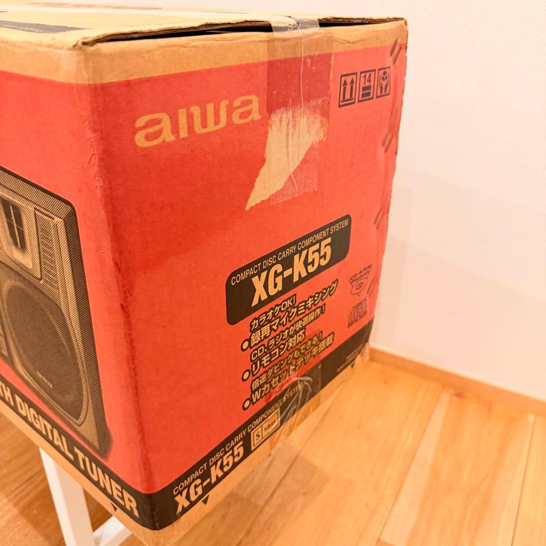 【新品未使用品】AIWA アイワ XG-K55 SYSTEM CD ラジカセ