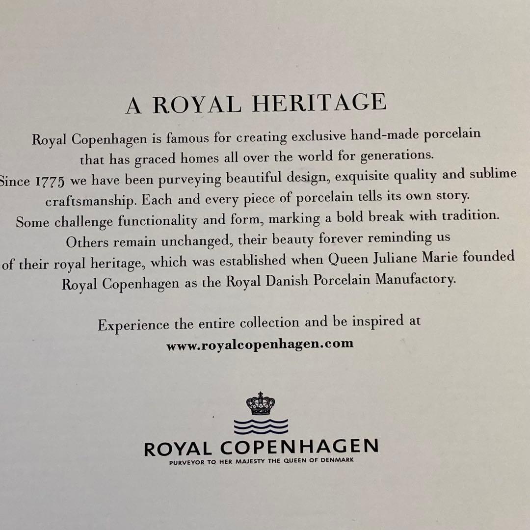 ロイヤルコペンハーゲン ブルーパルメッテ フラワーボウル 箱付 未使用