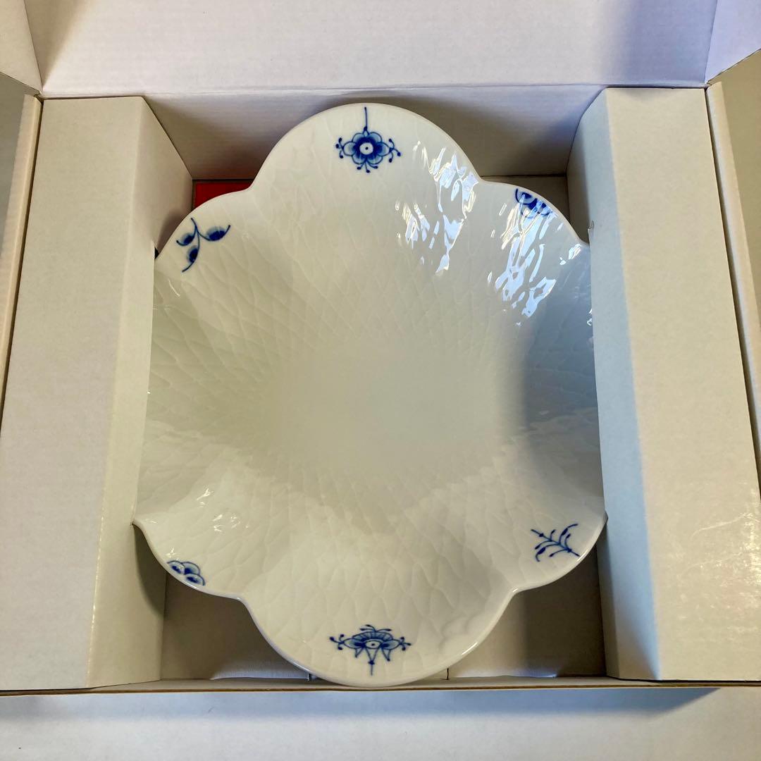 ロイヤルコペンハーゲン ブルーパルメッテ フラワーボウル 箱付 未使用