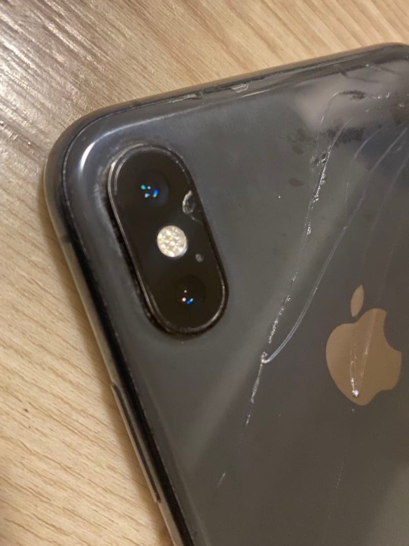訳あり*SIMフリーiPhoneXS 256GB 公式箱、SIMピン,保護ケース